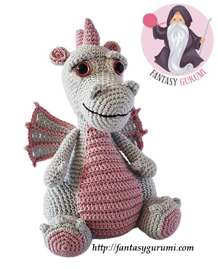 La dragonne Pitaya - amigurumi au crochet - Fantasy Gurumi