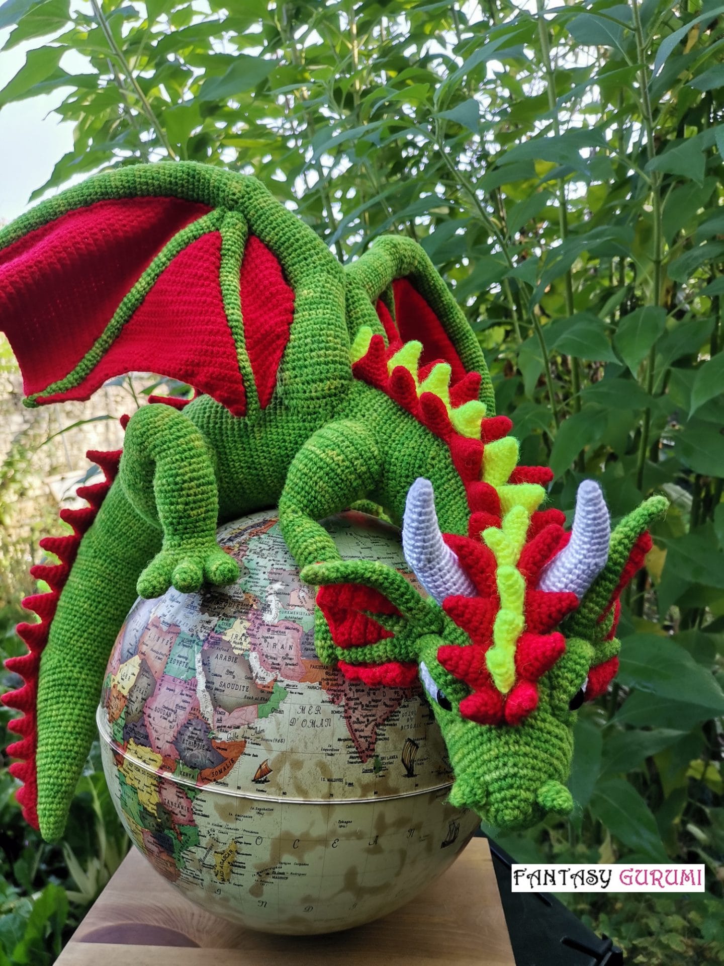 Dragon géant crochet