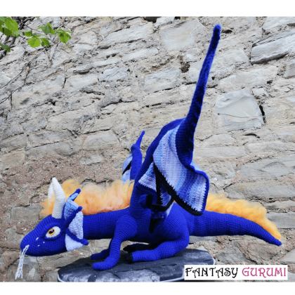 dragon geant bleu