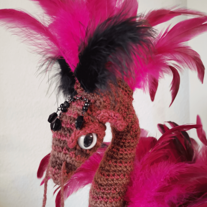 dragon plumes dragon crochet