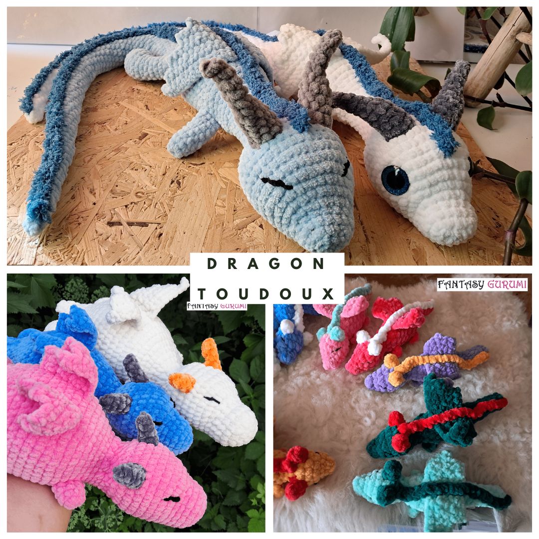 Dragon Toudoux au crochet
