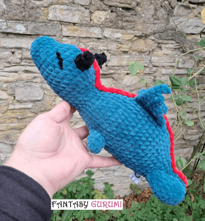 Doudou Peluche Dragon de Mons